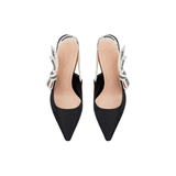 JDR DECOLLETÈ SLINGBACK NERO