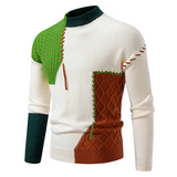Thomas | Einzigartiger Patchwork-Pullover
