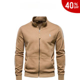 Klassischer Pullover mit Reißverschluss