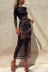 Nina™ | Abito a Maniche Lunghe in Rete