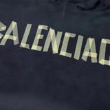 BLNCG Hoodie BB Distressed Logo Black BL063