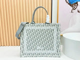 CD Oblique Canvas Tote Bag - main