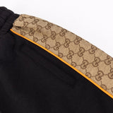 GG Shorts Monogram Stripe Black