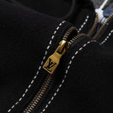 LV Hoodie Embroidered Zip