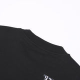 CD Sweatshirt Black Oversized Logo Crewneck DO054
