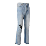JEANS -GRAY CROSSES