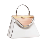 BORSA PEEKABOO ISEEU MEDIUM IN PELLE DI VITELLO BIANCA