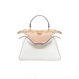 BORSA PEEKABOO ISEEU MEDIUM IN PELLE DI VITELLO BIANCA
