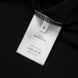 CD T-shirt Black Graphic Logo Couture
