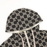 GG Jacket Monogram Hooded Black