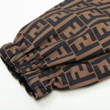 FND Hooded Eyes Jacket Black and Brown