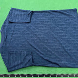CD T-shirt Embossed Monogram Navy
