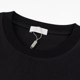 CD T-shirt Black Distressed Logo Couture