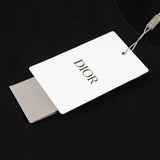 CD T-shirt Black Distressed Logo Couture