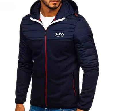 Men's zipped hoodie