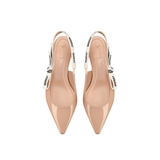 JDR DECOLLETÈ SLINGBACK NUDE LUCIDO