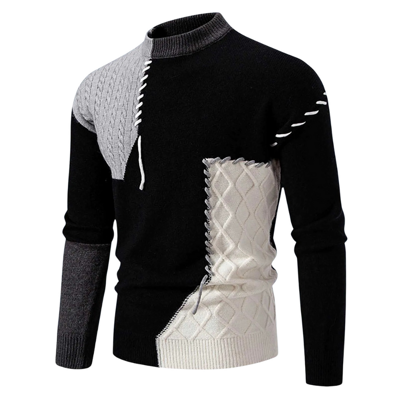 Thomas | Unique Patchwork Jumper