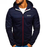 Men's zipped hoodie