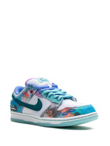 Futura Laboratories baskets SB Dunk 'Bleached Aqua'