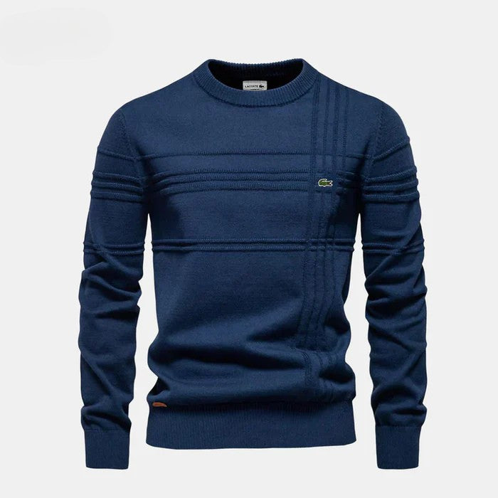 Men's textured knit sweater