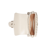 BORSA A MANO MINI DONNA GG MARMONT MATELASSÉ BIANCO