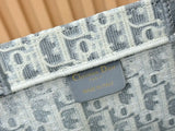 CD Oblique Canvas Tote Bag - label detail