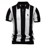 Elegant striped polo shirt