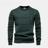 Men's textured knit sweater