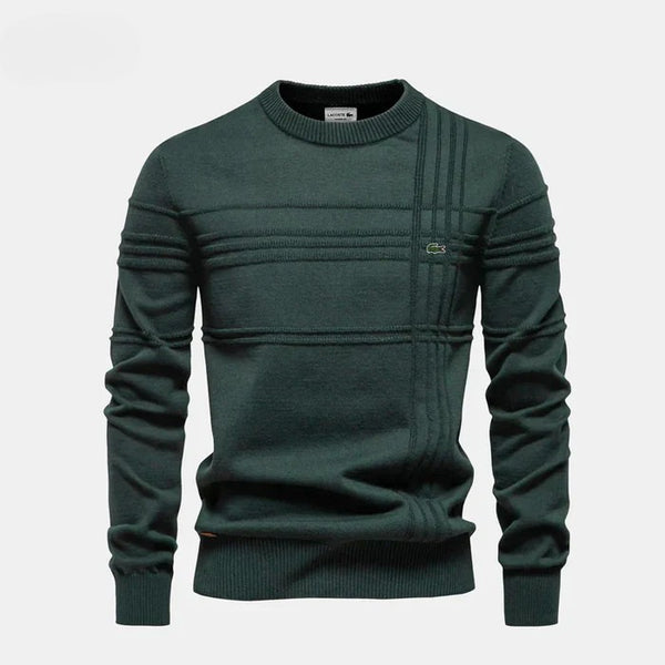 Men's textured knit sweater