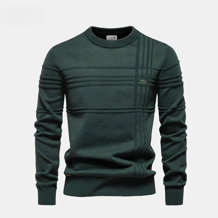 Men's textured knit sweater
