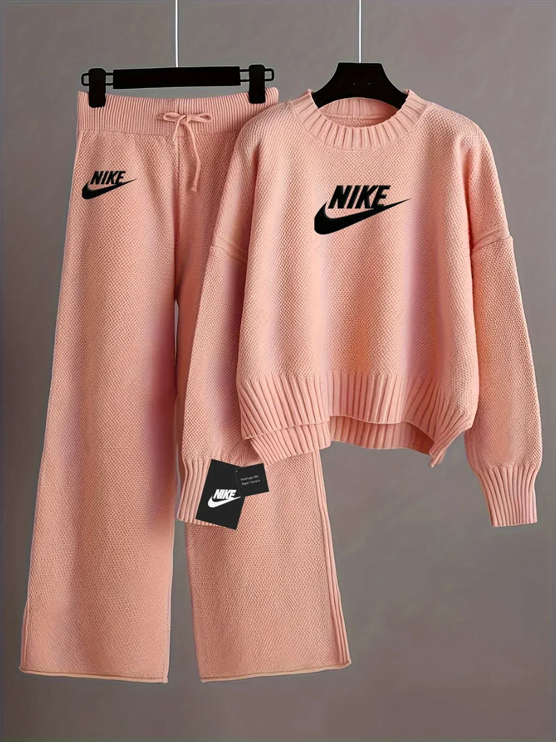 Women’s Knitted Pullover Sweater Set