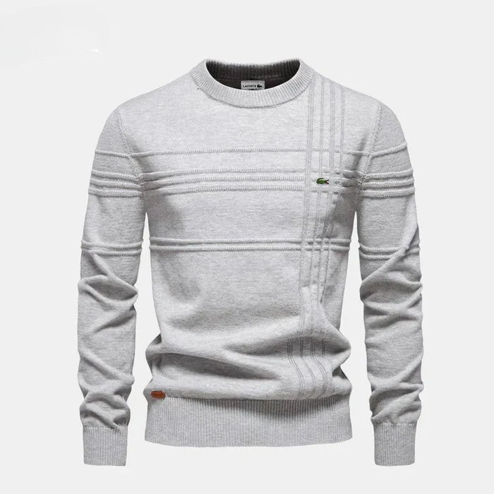 Men's textured knit sweater