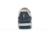 TRAINER MONOGRAM DENIM WHITE BLUE