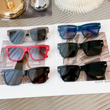 DG Tortoiseshell Square Sunglasses - side angle