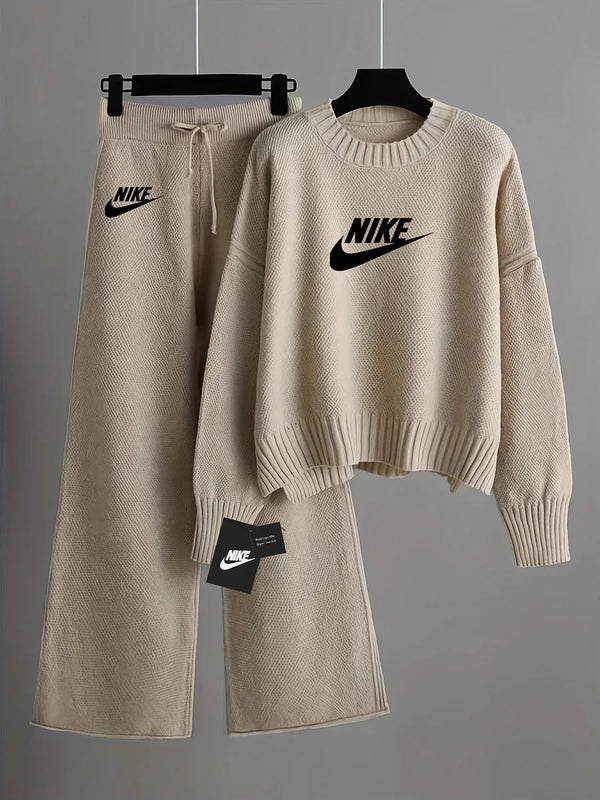 Women’s Knitted Pullover Sweater Set