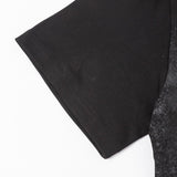 CHRM HRTS T-shirt Floral Graphic Black