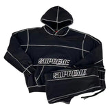 SPRM COVERSTITCH TRACKSUIT BLACK