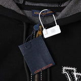 LV Hoodie Embroidered Zip