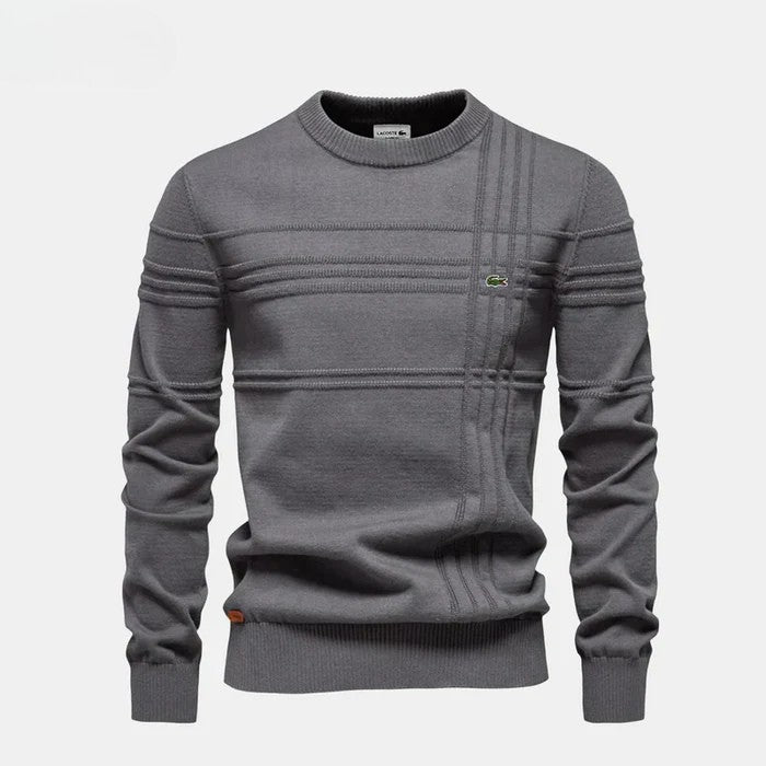 Men's textured knit sweater