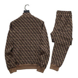 FND Set Tracksuit Monogram Beige
