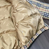 BRBRY X SPRM Jacket Plaid Shearling Collar