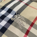 BRBRY X SPRM Jacket Plaid Shearling Collar