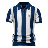 Elegant striped polo shirt
