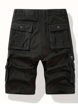 Pantaloni Cargo da Uomo | Design Classico | Multi-Tasca | Coulisse in Vita | Cotone per L'Estate all'Aperto