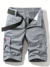 Pantaloni Cargo da Uomo | Design Classico | Multi-Tasca | Coulisse in Vita | Cotone per L'Estate all'Aperto