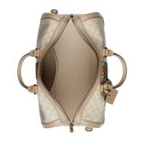 BORSONE SAVOY MEDIA GG SUPREME BIANCA BEIGE WEB VERDE