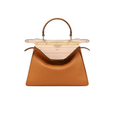 BORSA PEEKABOO ISEEU MEDIUM IN PELLE DI VITELLO MARRONE