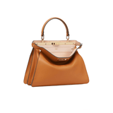 BORSA PEEKABOO ISEEU MEDIUM IN PELLE DI VITELLO MARRONE