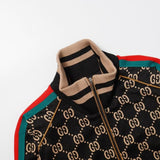 GG hoodie Track Monogram Black GC105