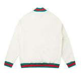 GG Jacket Full Zip Monogram Track White